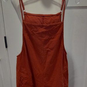 YesNo Women Overalls Romper Size Small Oversized Baggy Linen Blend